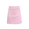 2kstyle Women's Pink / Purple Blackpink A-line Satin Effect Mini Skirt - Pink In Pink/purple