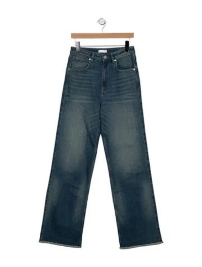 Pre-owned 2ndday High-rise Wide Leg Jeans In Blue