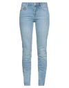 2ndday Woman Jeans Blue Size 27 Organic Cotton, Recycled Polyester, Elastane In Blue
