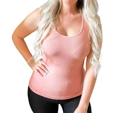 2ne1 Apparel Racerback Seamless Tank Top In Mauve In Multi