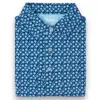 2putt Men's Floral Club Polo In Blue In Blue