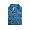 2putt Men's Floral Club Q-zip Pullover In Blue In Blue