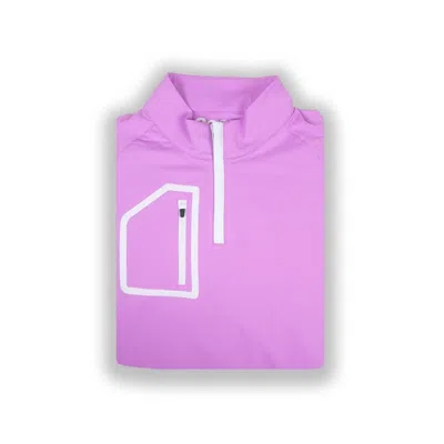 2putt Men's Q-zip Pullover In Purple Haze