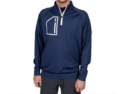 2putt Men's Q-zip Pullover In The Tips In Multi