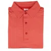 2putt Men's Short Sleeve Stripe Polo In Red In Pink