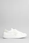 2STAR ONE STAR SNEAKERS IN WHITE SUEDE AND LEATHER