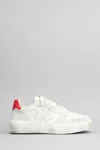 2STAR PADEL STAR SNEAKERS IN WHITE SUEDE AND LEATHER