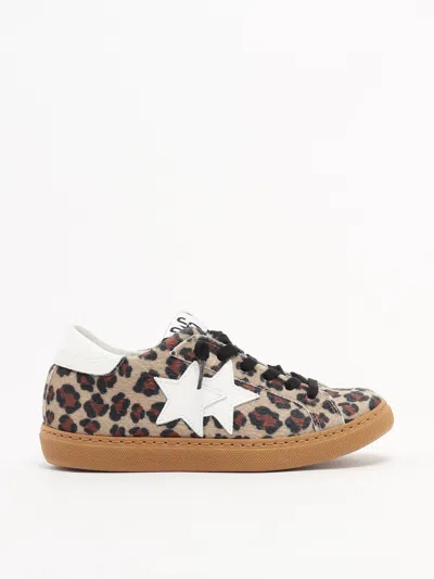 2star Kids' Sneakers Low Sneaker In Leopardato