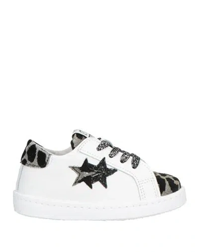 2star Babies'  Toddler Girl Sneakers Silver Size 10c Leather, Textile Fibers