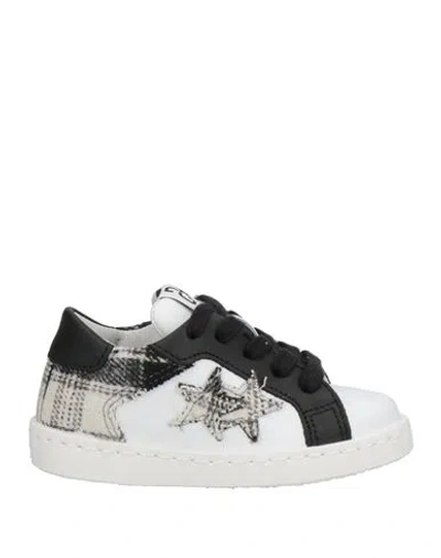 2star Babies'  Toddler Girl Sneakers White Size 9c Soft Leather, Textile Fibers
