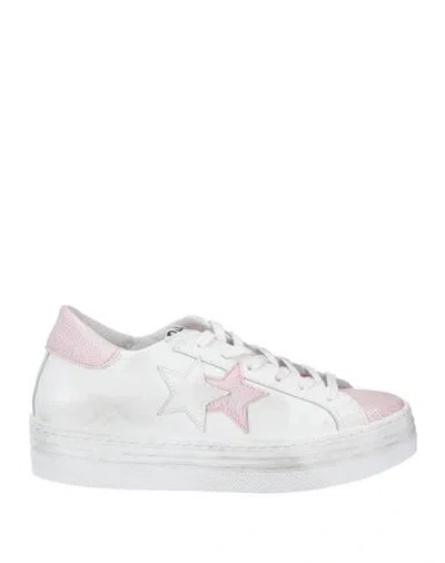 2star Woman Sneakers Off White Size 9 Leather