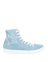 2star Woman Sneakers Sky Blue Size 9 Textile Fibers In Blue