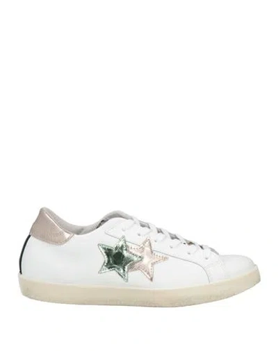 2star Woman Sneakers White Size 11 Leather