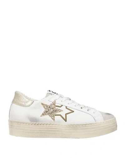 2star Woman Sneakers White Size 11 Leather