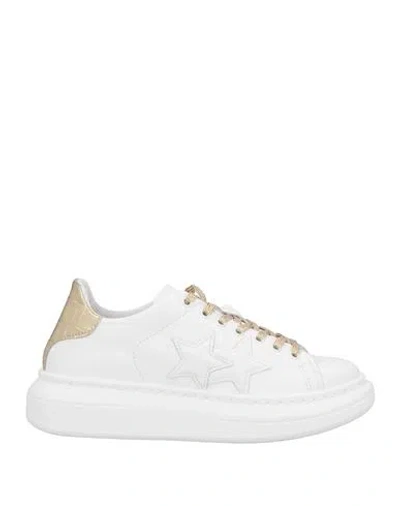 2star Woman Sneakers White Size 11 Leather