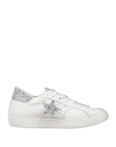 2star Woman Sneakers White Size 5 Leather