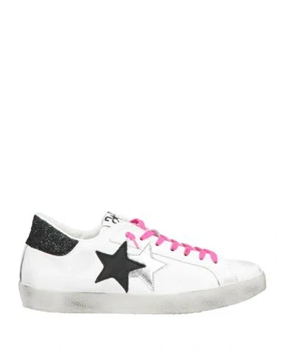 2star Woman Sneakers White Size 6 Leather