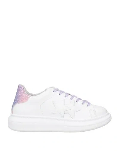2star Woman Sneakers White Size 6 Leather