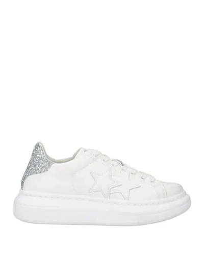 2star Woman Sneakers White Size 7 Leather