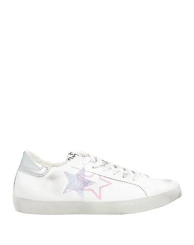 2star Woman Sneakers White Size 7 Leather