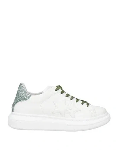 2star Woman Sneakers White Size 7 Leather