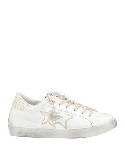 2star Woman Sneakers White Size 8 Leather