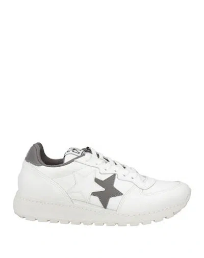 2star Woman Sneakers White Size 8 Leather