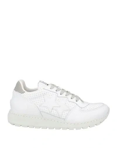 2star Woman Sneakers White Size 8 Leather