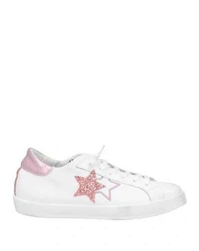 2star Woman Sneakers White Size 8 Leather