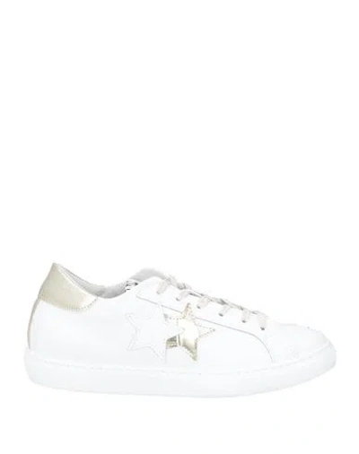 2star Woman Sneakers White Size 8 Leather