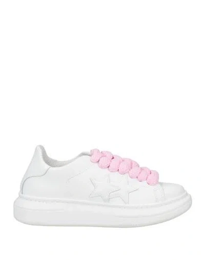 2star Woman Sneakers White Size 8 Leather
