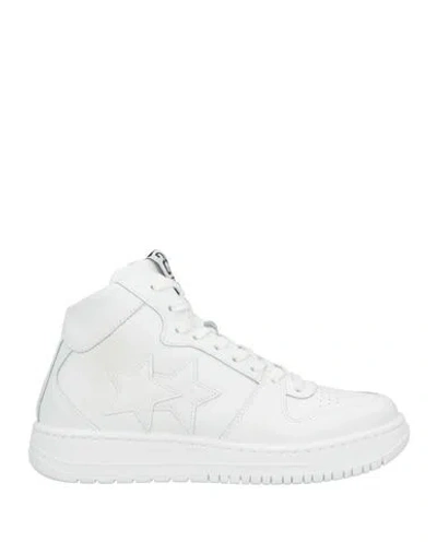 2star Woman Sneakers White Size 8 Leather