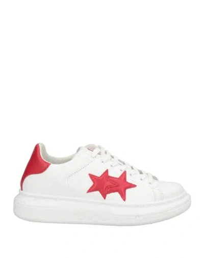 2star Woman Sneakers White Size 8 Leather