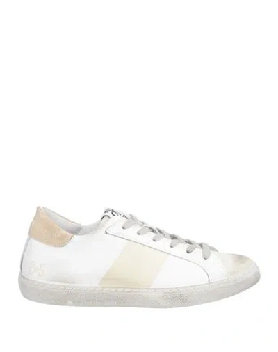 2star Woman Sneakers White Size 9 Leather