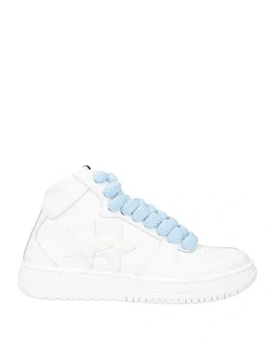 2star Woman Sneakers White Size 9 Leather