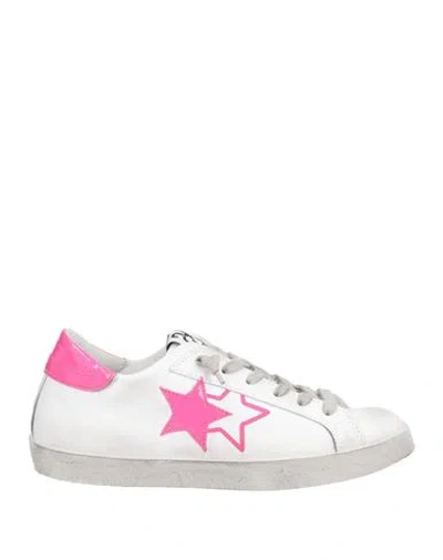2star Woman Sneakers White Size 9 Leather