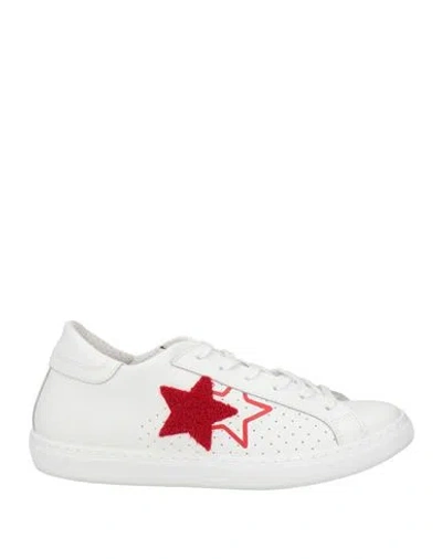 2star Woman Sneakers White Size 9 Leather