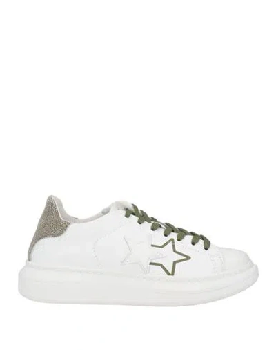 2star Woman Sneakers White Size 9 Leather