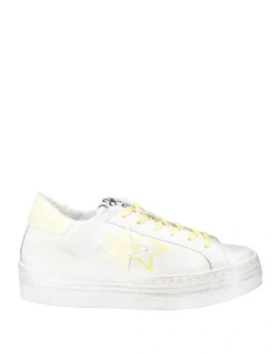 2star Woman Sneakers White Size 9 Leather