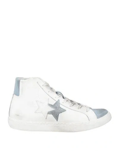 2star Woman Sneakers White Size 9 Leather