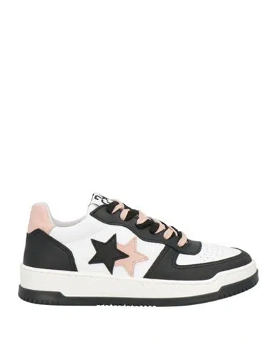 2star Woman Sneakers White Size 9 Leather In Multi