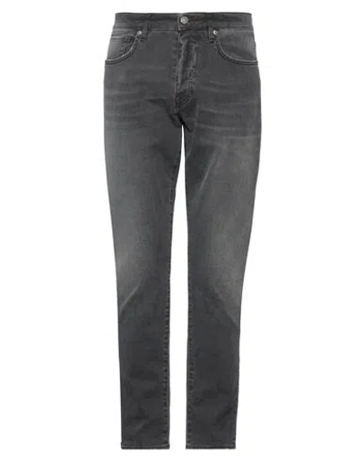 2w2m Man Jeans Black Size 35 Cotton, Elastane