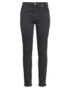 2w2m Woman Jeans Black Size 25 Cotton, Elastomultiester, Elastane In Black