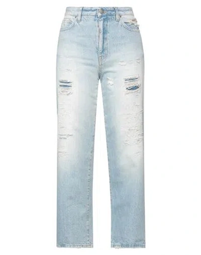 2w2m Woman Denim Pants Blue Size 27 Cotton