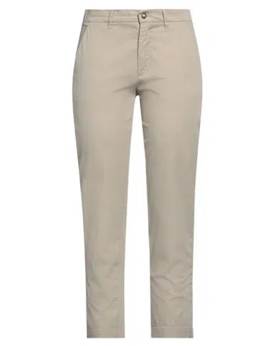 2W2M 2W2M WOMAN PANTS BEIGE SIZE 30 COTTON, ELASTANE