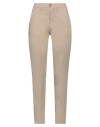 2w2m Woman Pants Beige Size 31 Cotton, Elastane