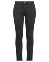 2w2m Woman Pants Black Size 29 Cotton, T-400 Fiber, Elastane In Black