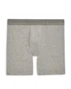2(x)ist Dream Solid Mid Rise Boxer Briefs In Gray Heather