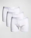 2(x)ist Men's 3-pack Pima Cotton Boxer Briefs In White