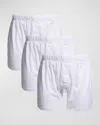 2(x)ist Men's 3-pack Pima Cotton Knit Boxers In White